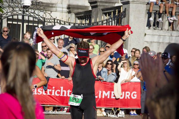 Ironman Maastricht finish